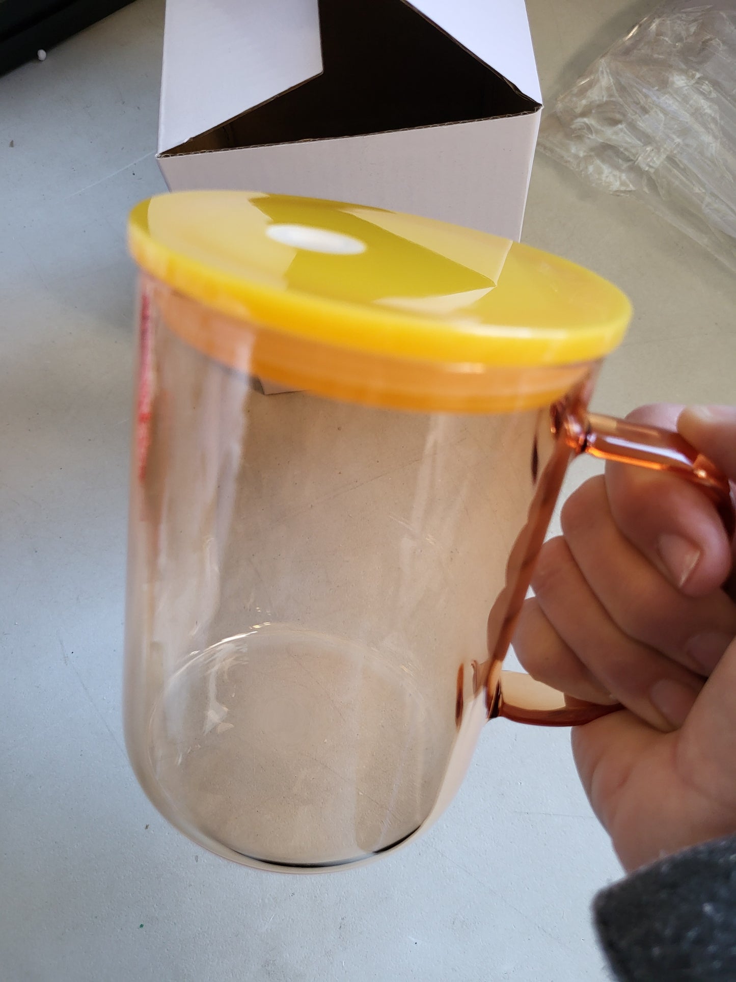 Mugs - Glass 17oz Sublimation with Lids