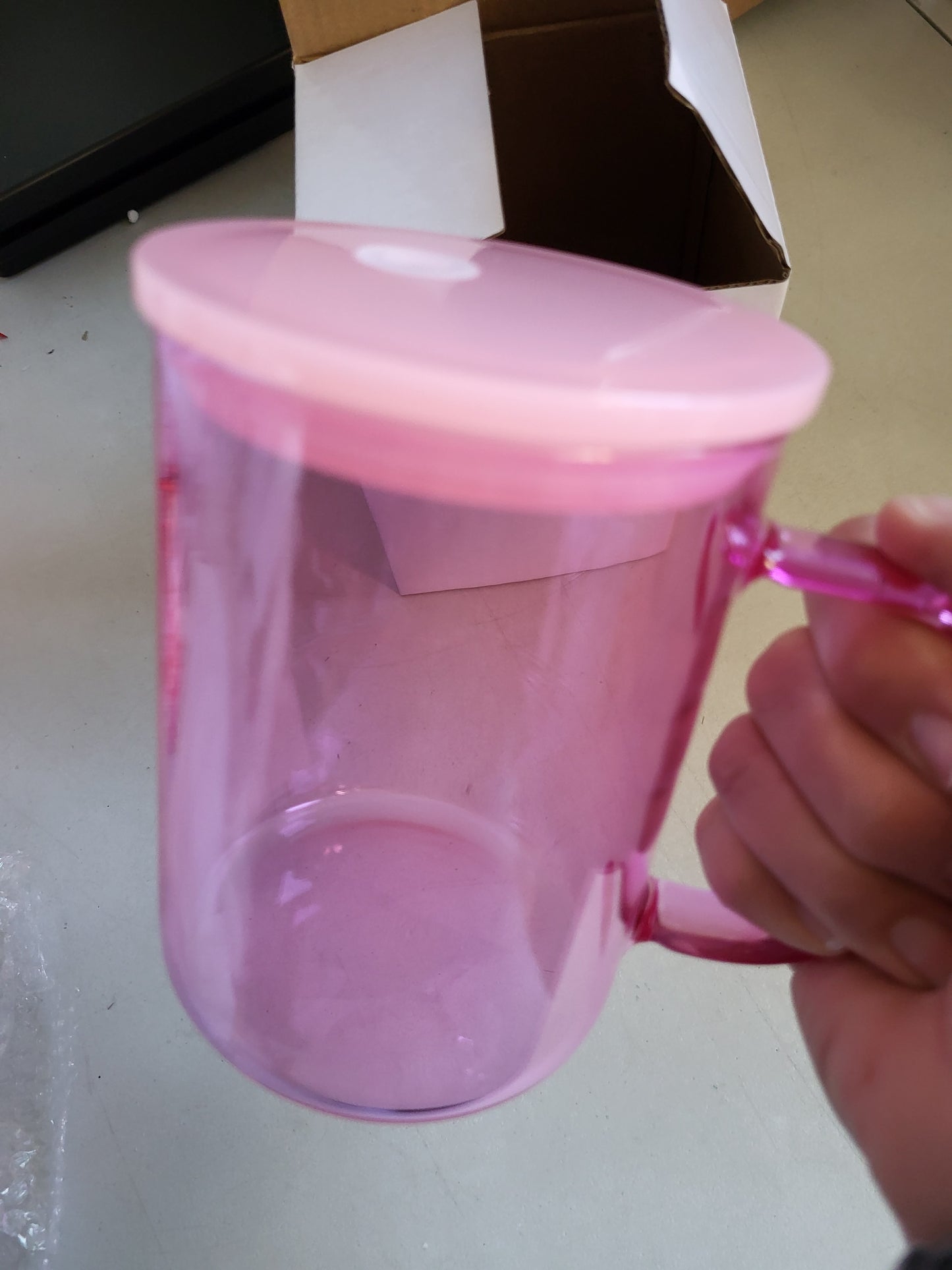 Mugs - Glass 17oz Sublimation with Lids