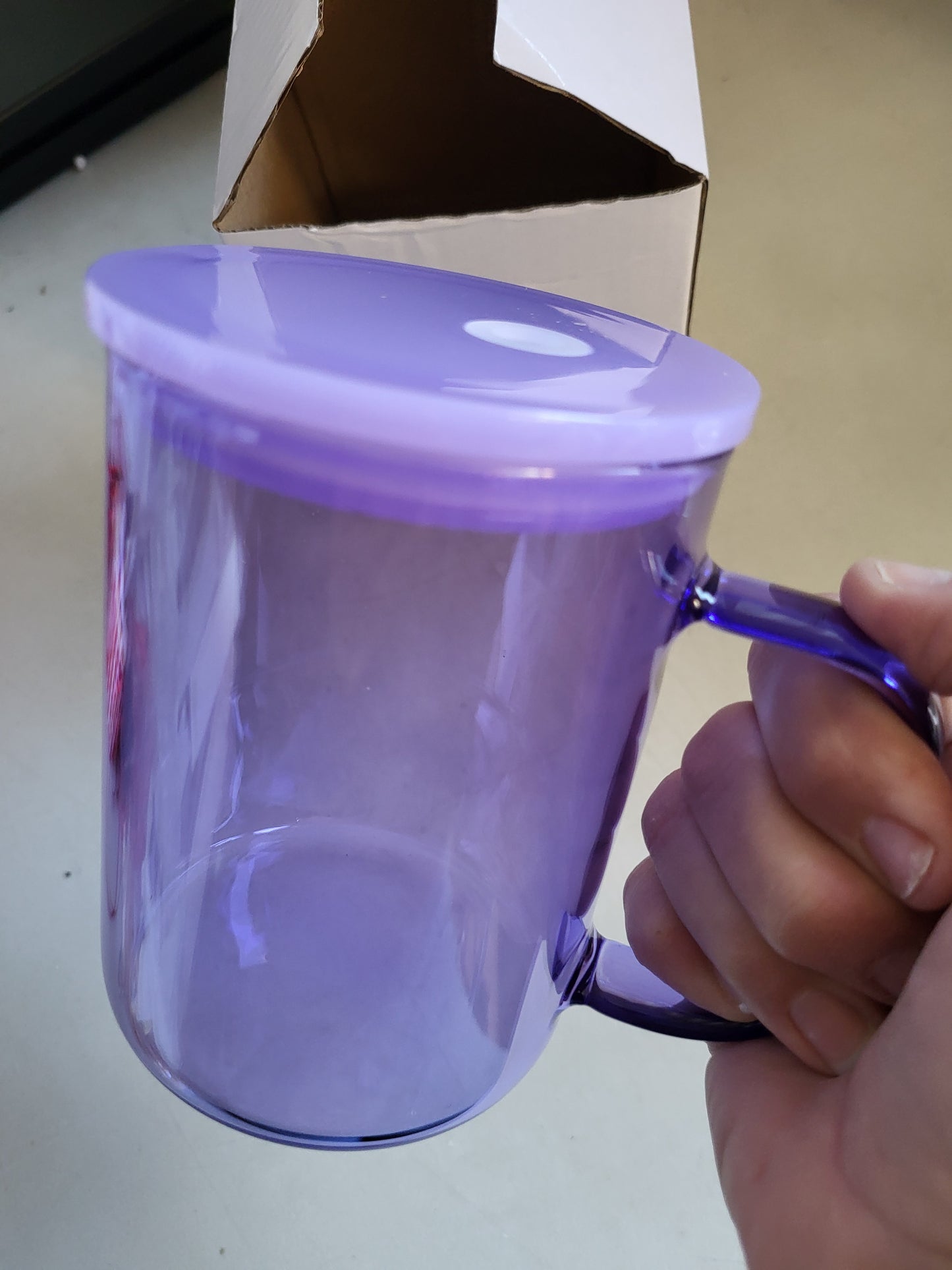 Mugs - Glass 17oz Sublimation with Lids