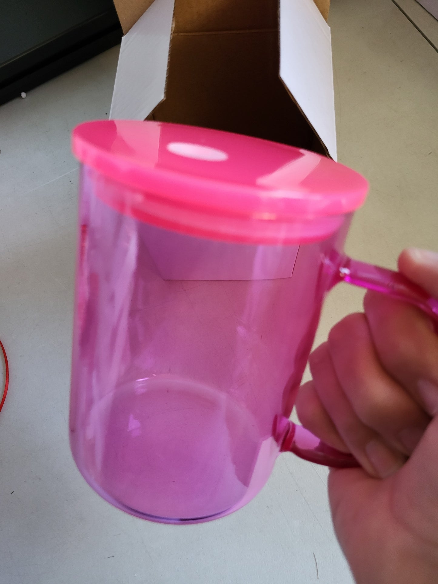 Mugs - Glass 17oz Sublimation with Lids