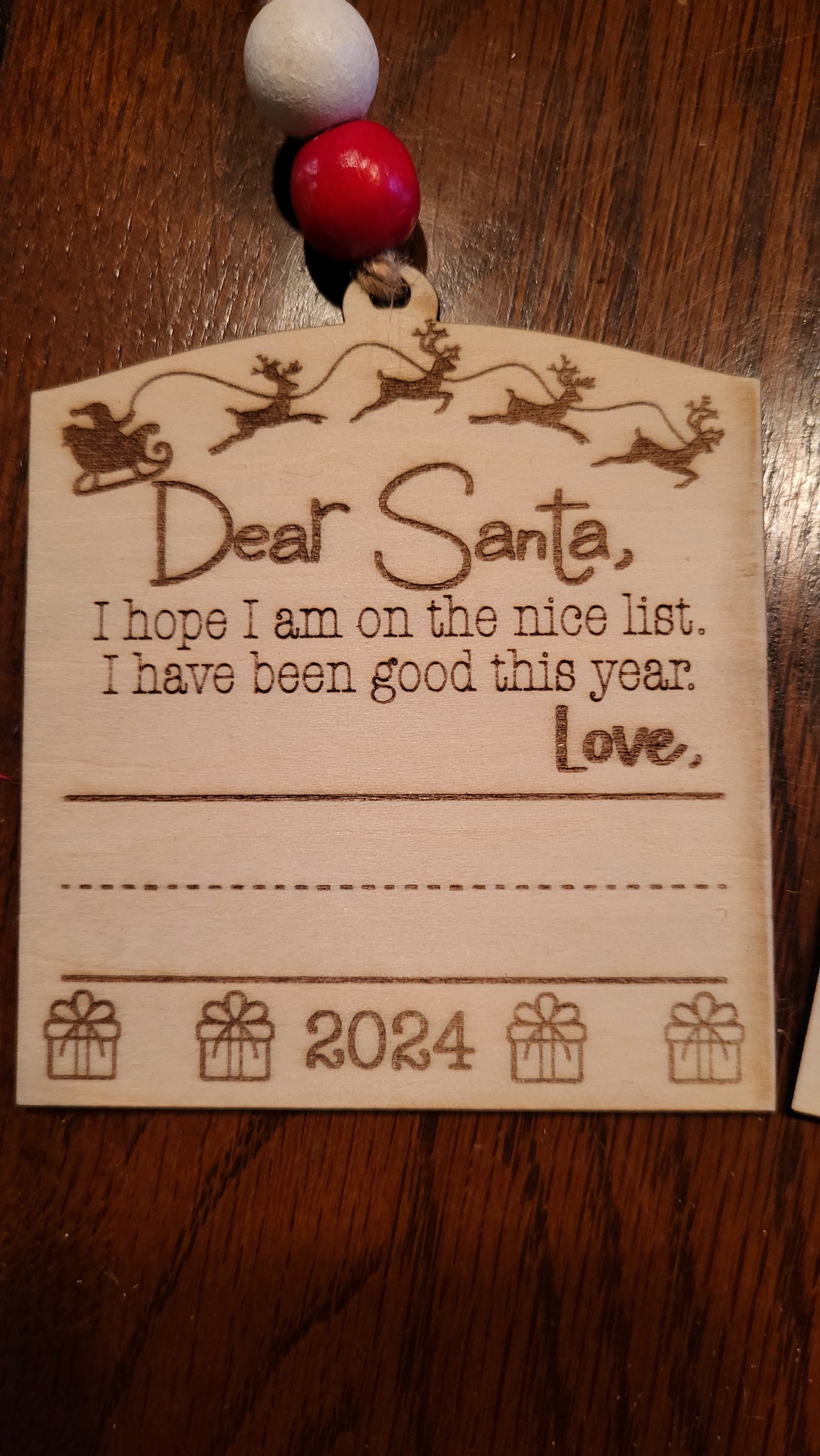 Christmas Ornament Wood Cut Sheets - Tags