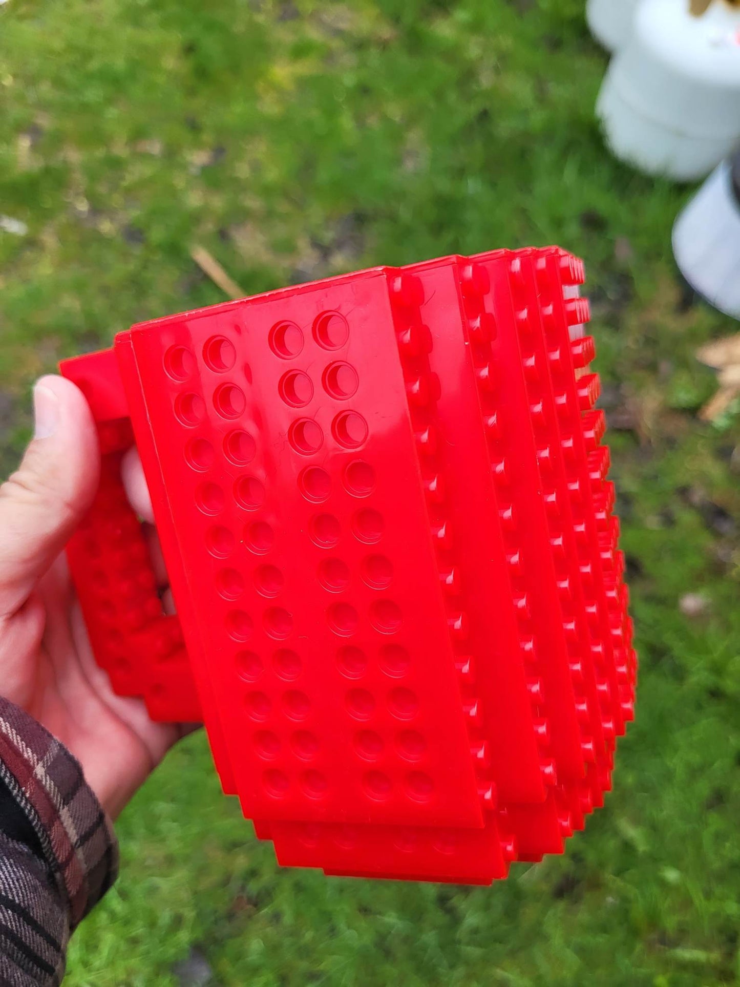 Brick Building Mugs - 15oz Lego Compatible