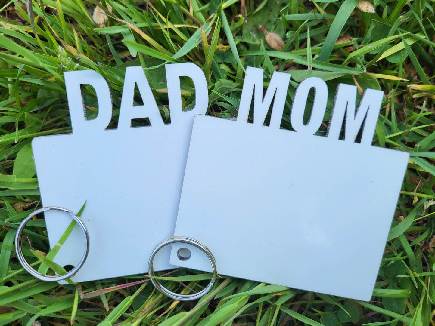 Keychains - MDF DAD & MOM - Sublimation