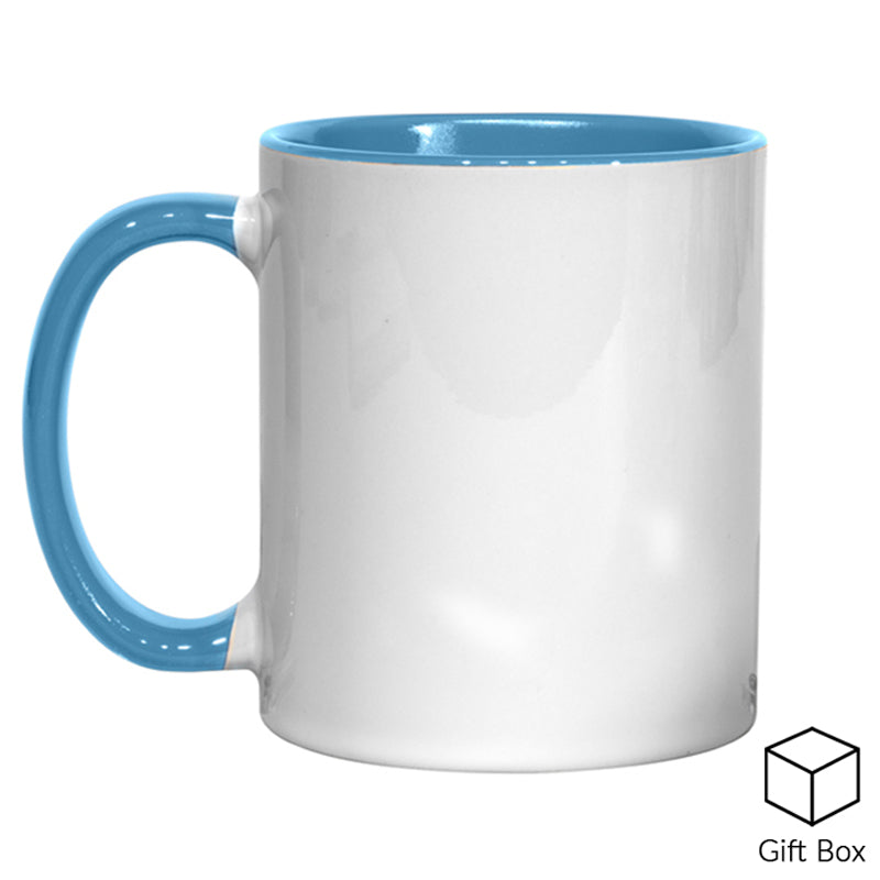 Mugs - 15oz Coloured Handle/Inner
