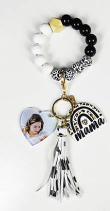 Wristlet - Mama Wristlets with Sublimation Hearts