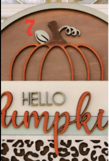 Round Laser Sign Kits - Fall / Halloween