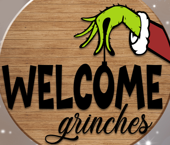 Round Laser Cut Sign Kits - Winter, Christmas, Hockey, Football