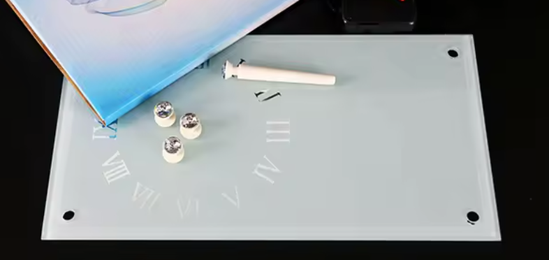 Clock - Rectangular Glass Sublimation