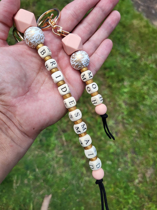 Bridesmaid & Maid of Honour Keychains