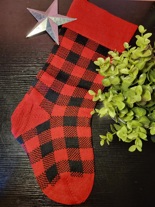 Buffalo Plaid Christmas Stockings
