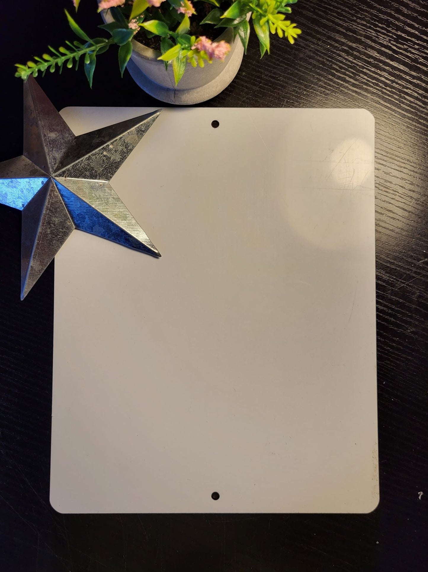 Aluminum - sublimation parking signs - 8" x 10"