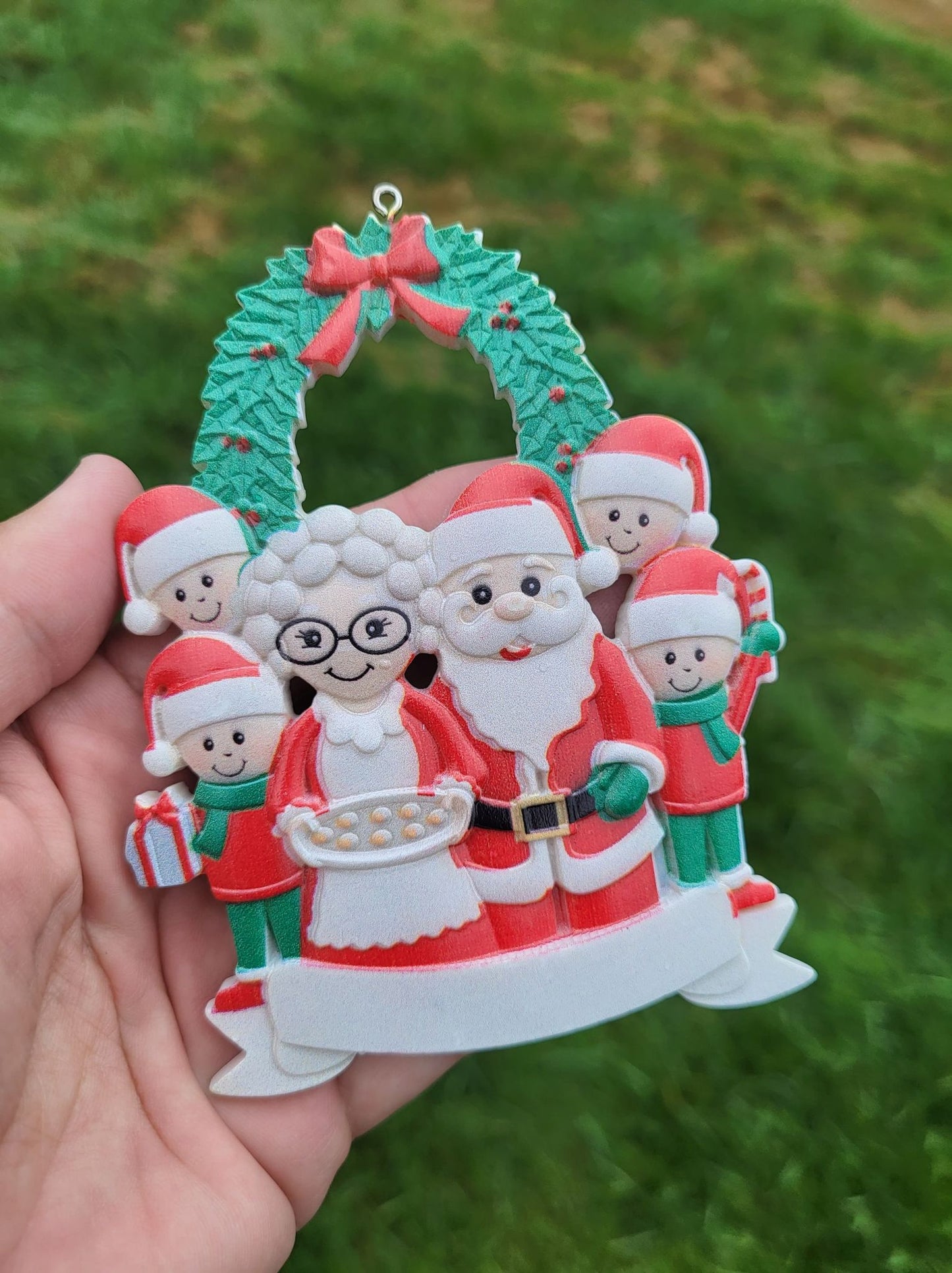 Santa Family Ornament
