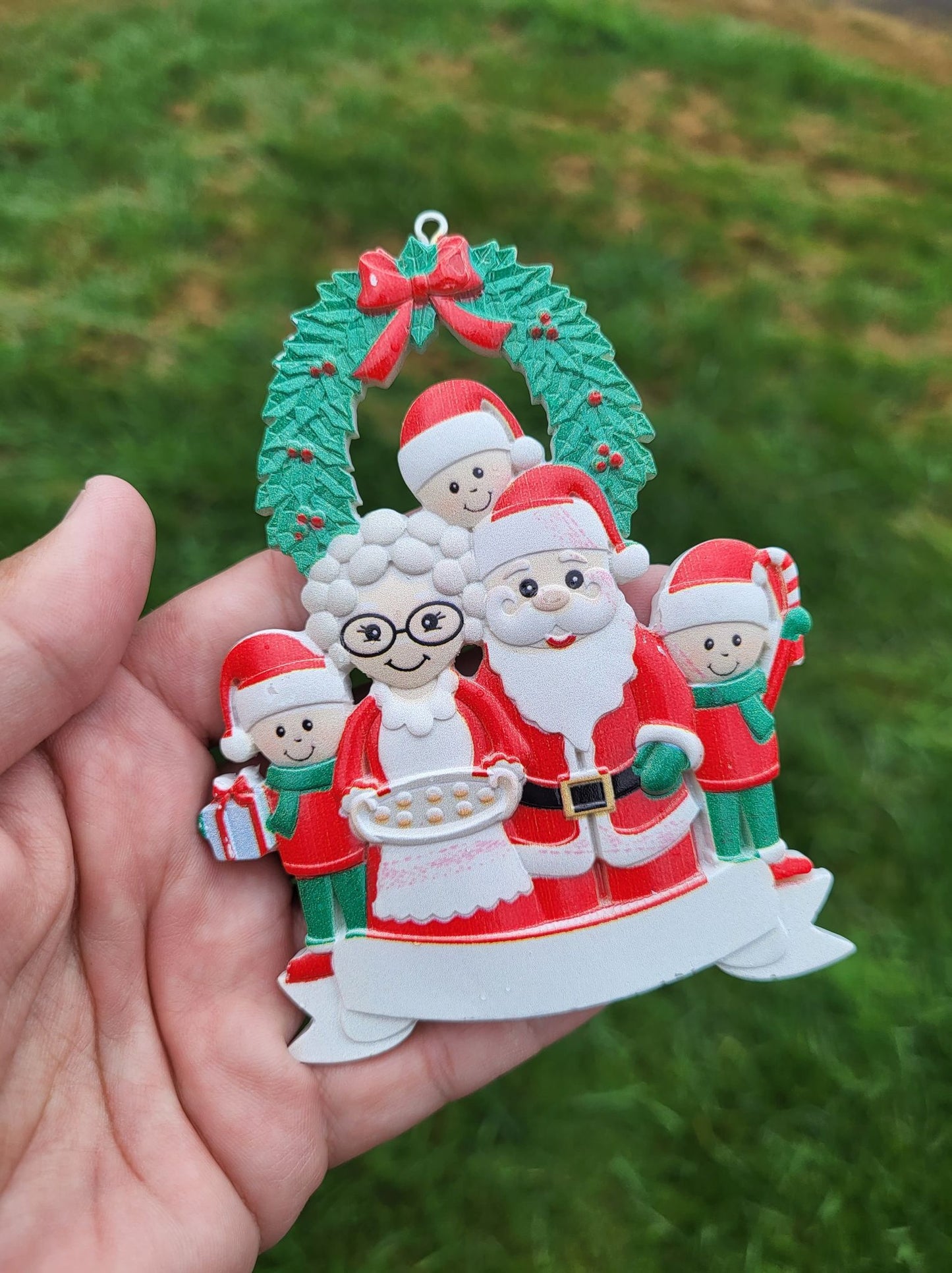 Santa Family Ornament