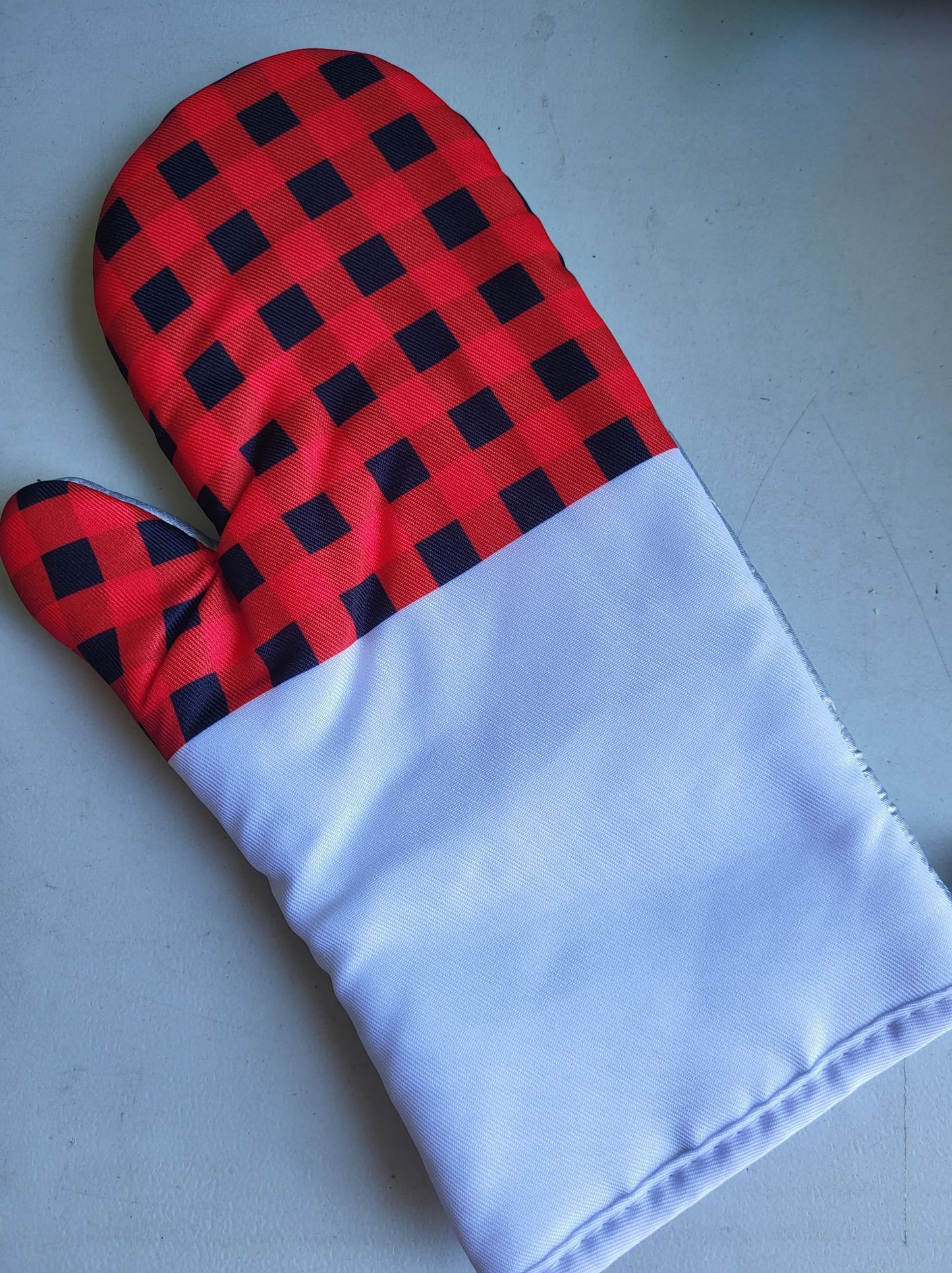 Oven Mitt - Buffalo Plaid Sublimation