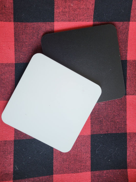 Coasters - MDF Sublimation - Black Back