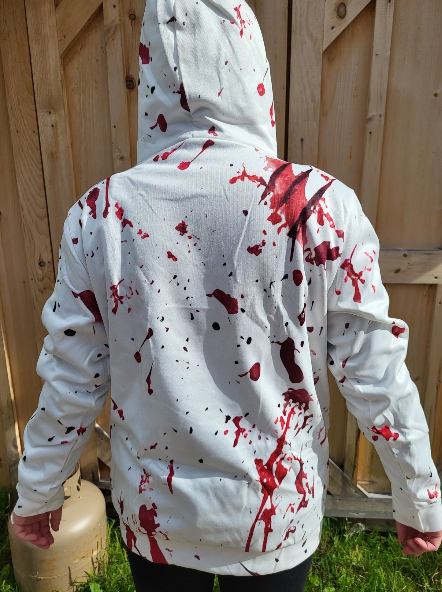 Halloween Hoodies - White Blood - Sublimation