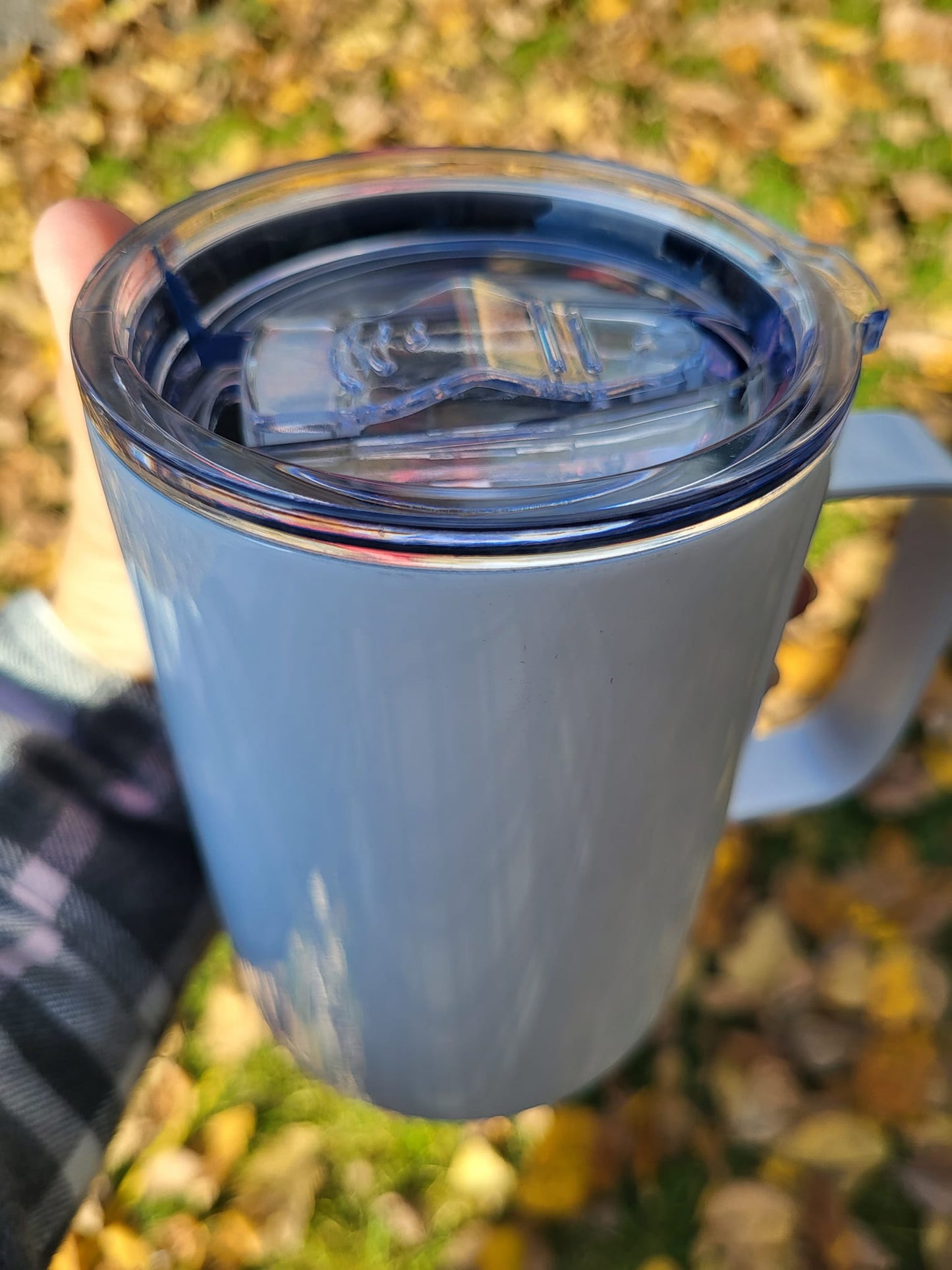 Mugs with Handles & Lids - 16oz Stainless Sublimation