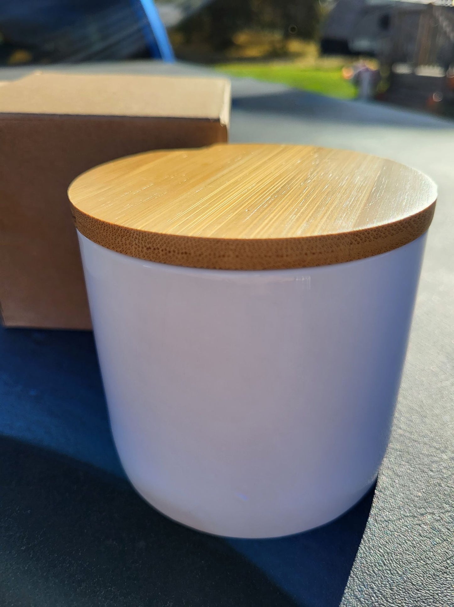 Canisters - Sublimation Ceramic with Bamboo Lids