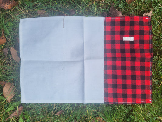 Placemats - Linen & Buffalo Plaid