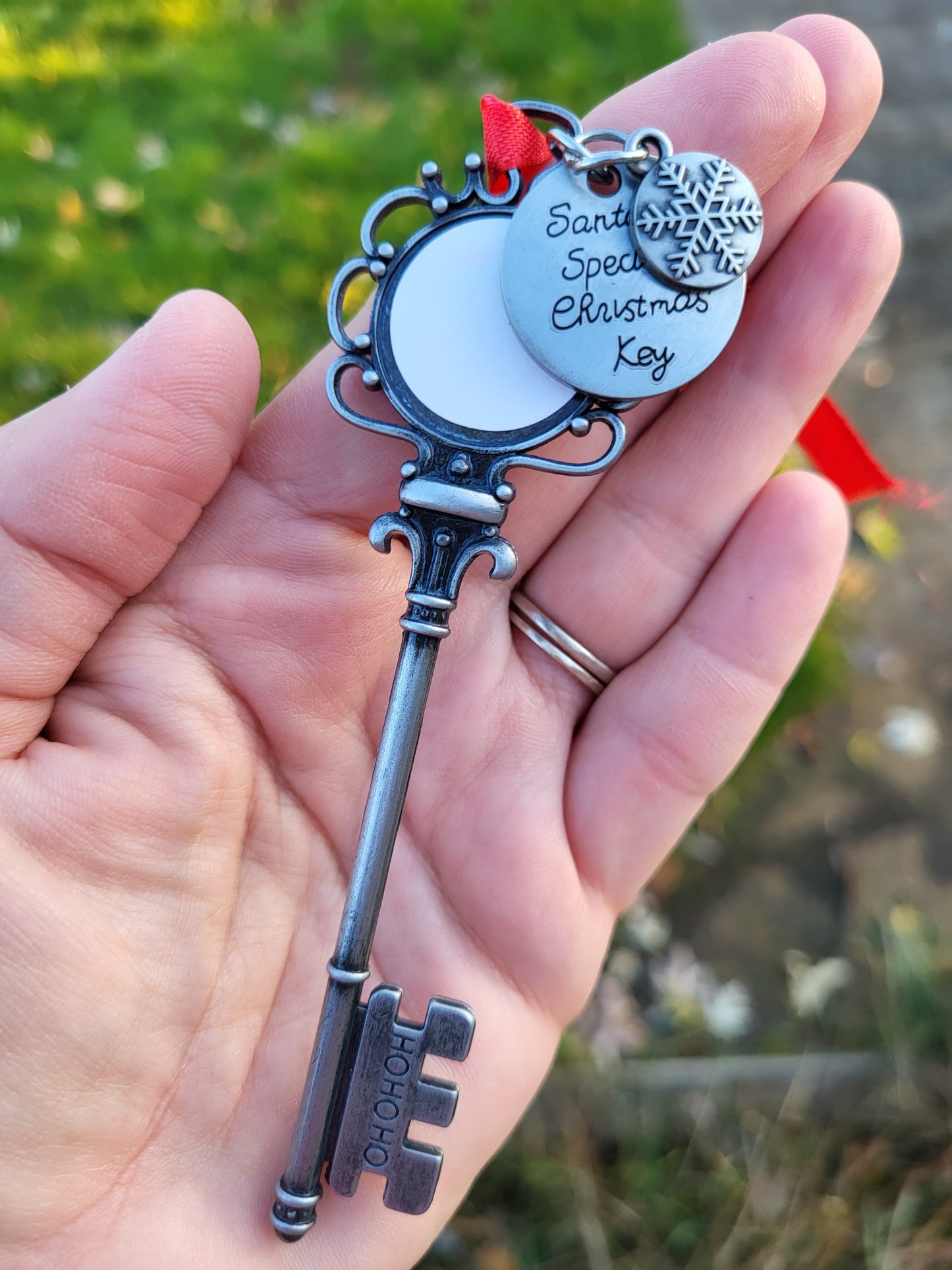 Santa Key with sublimation disk