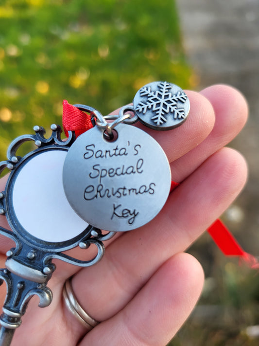 Santa Key with sublimation disk