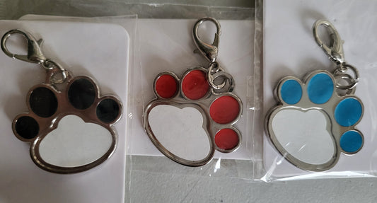 Pet Tags - Paw Print Sublimation