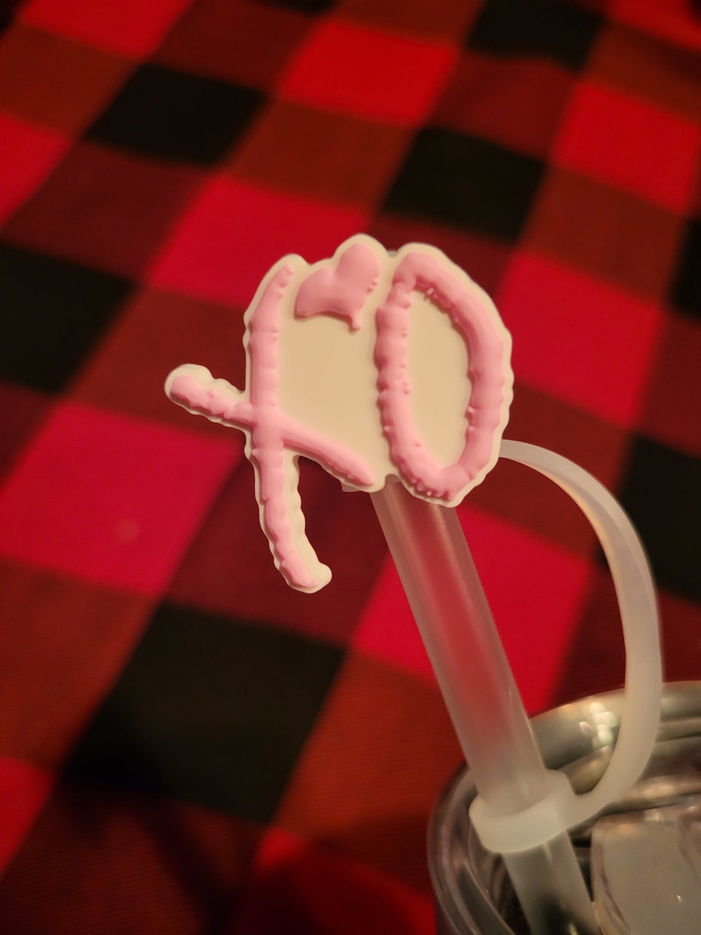 Straw Toppers - Silicone Valentine's Day