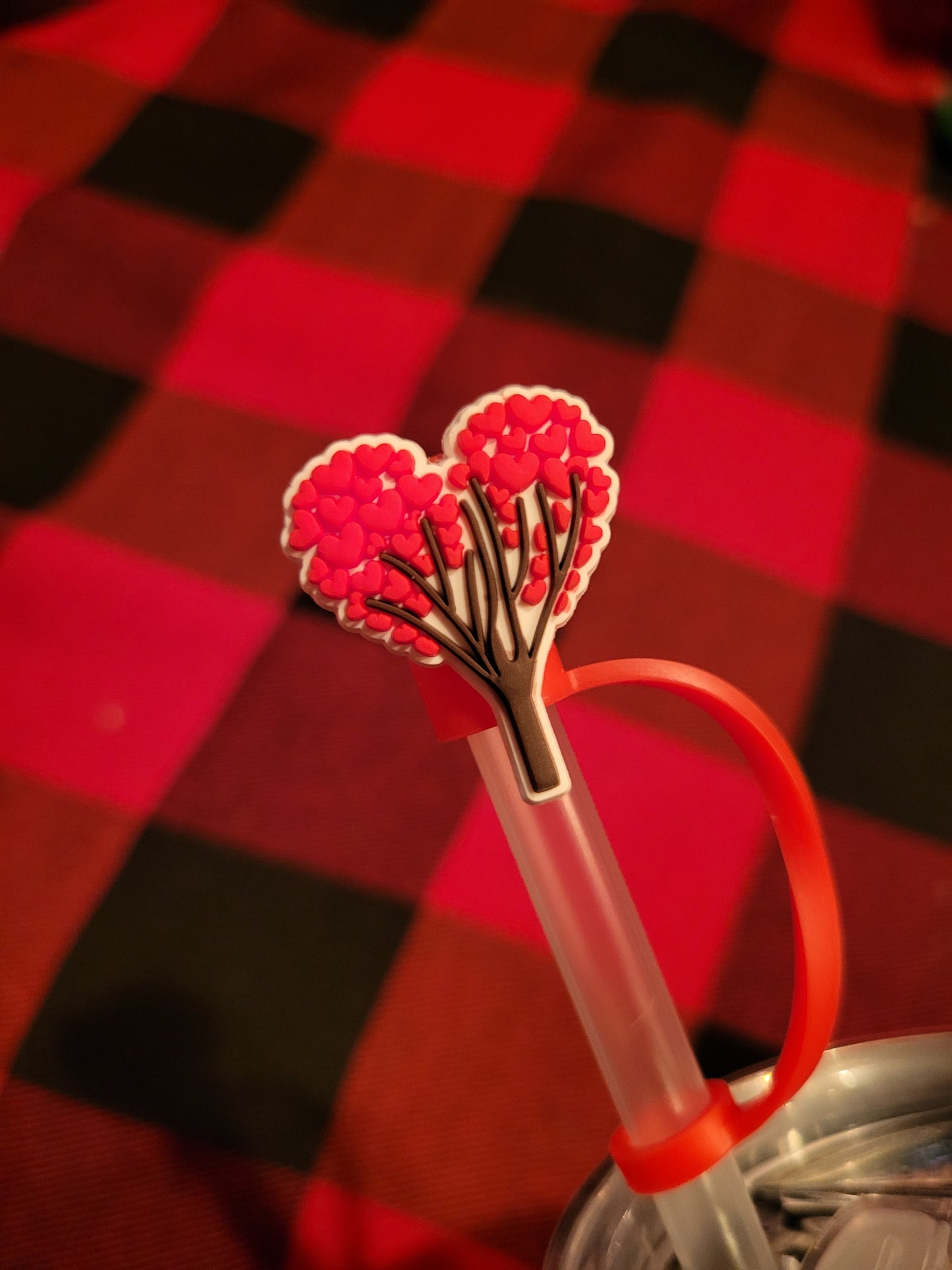 Straw Toppers - Silicone Valentine's Day