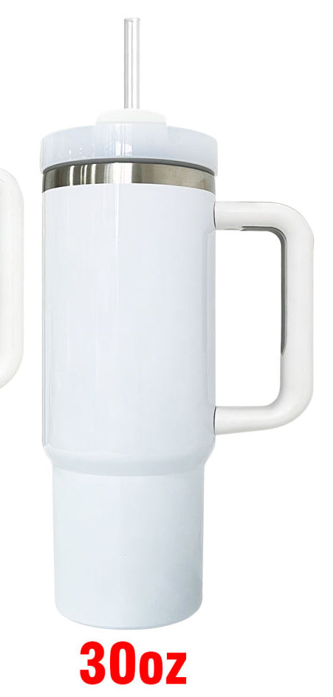 Tumblers - 30oz Sublimation Stanley Style with Handles