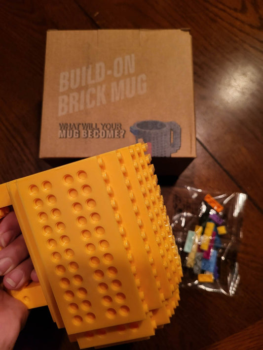 Brick Building Mugs - 15oz Lego Compatible