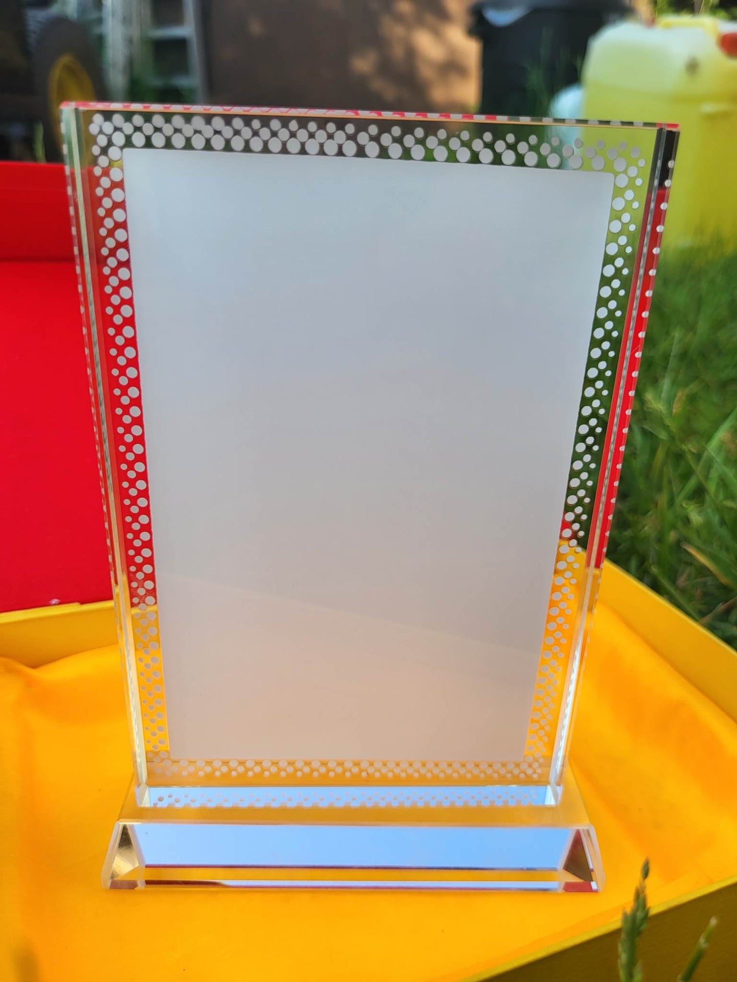 Crystal Photo Frame - Sublimation Rectangle