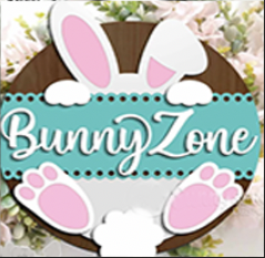 Round Laser Cut Sign Kits - Easter