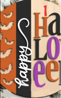 Round Laser Sign Kits - Fall / Halloween
