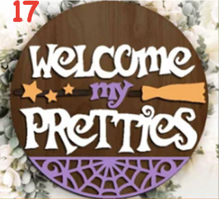 Round Laser Sign Kits - Fall / Halloween