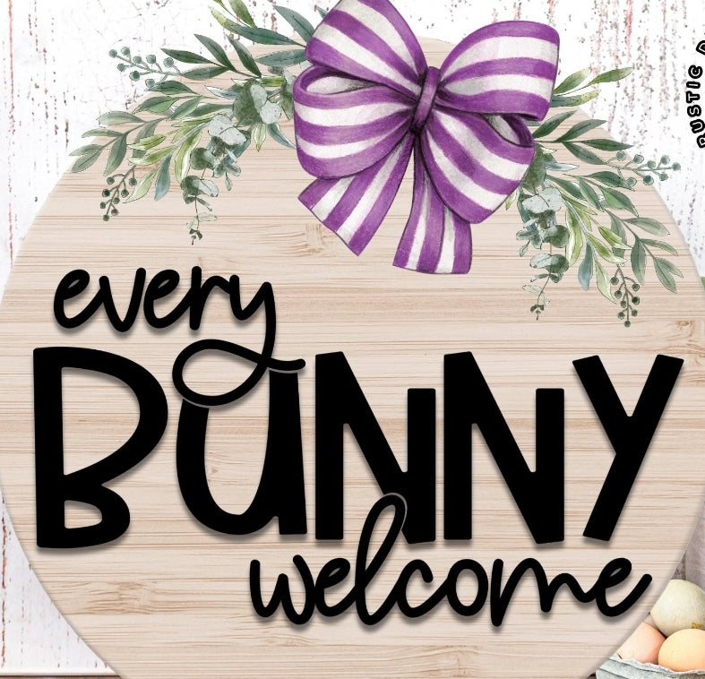 Round Laser Cut Sign Kits - Easter