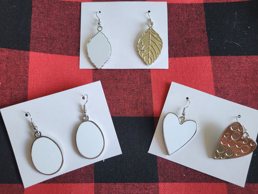 Earrings - Sublimation Zinc Alloy