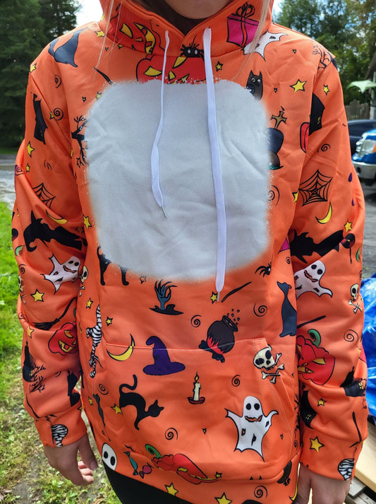 Halloween Hoodies - Orange - Sublimation