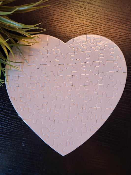 Puzzles - Hardboard Heart