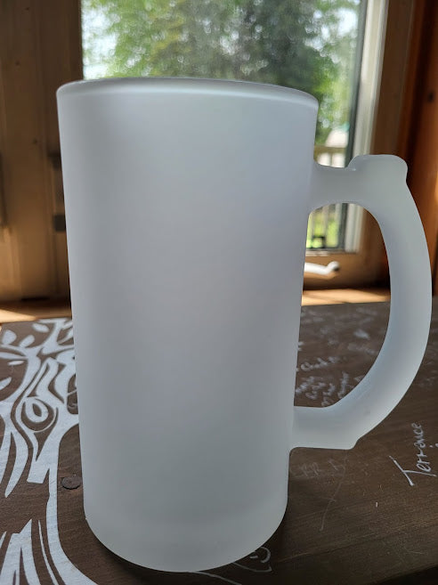 Beer Steins - 16oz Frosted Sublimation