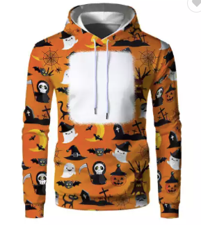 Halloween Hoodies - Orange - Sublimation