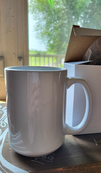 Coffee Mugs - White 15oz Sublimaton - PRE SALE